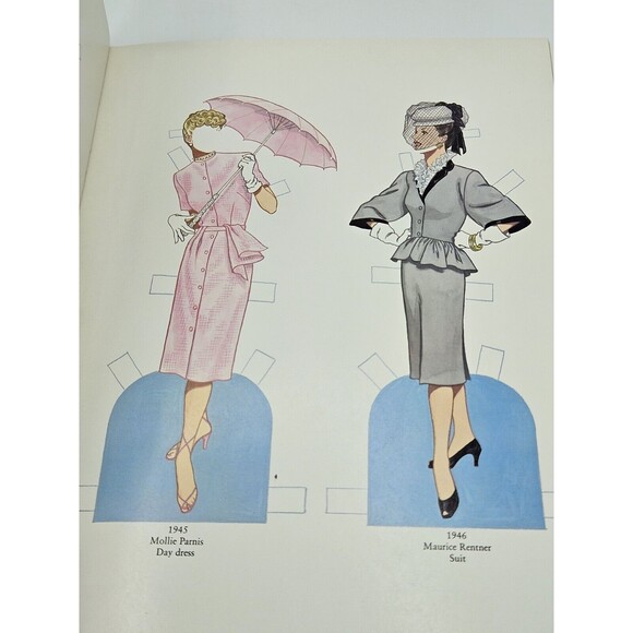 Great Fashion Designs of the Forties Paper Dolls By Tom Tierney New UNCUT - Picture 7 of 11